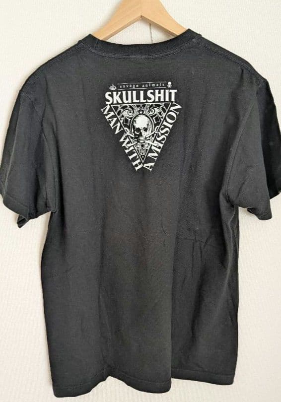 【MAN WITH A MIASION × SKULLSHIT】シャツ Lサイズ