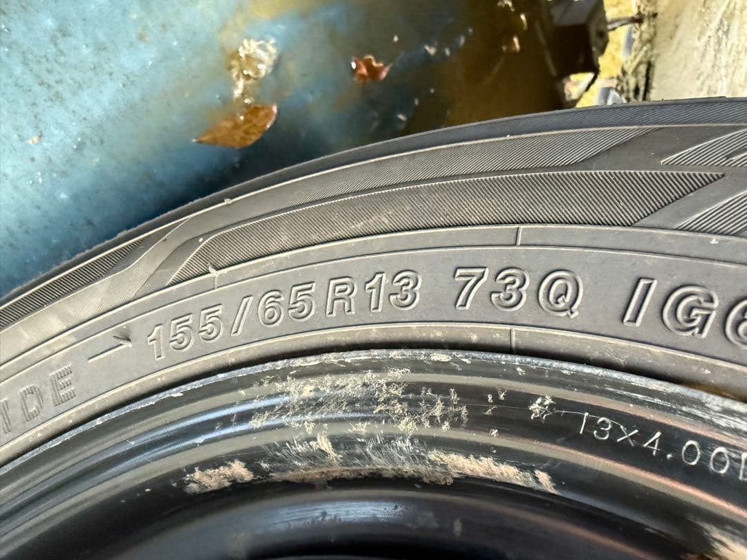 テリーヨコハマスタッドレス155／65R13 73Qホイールセット深溝