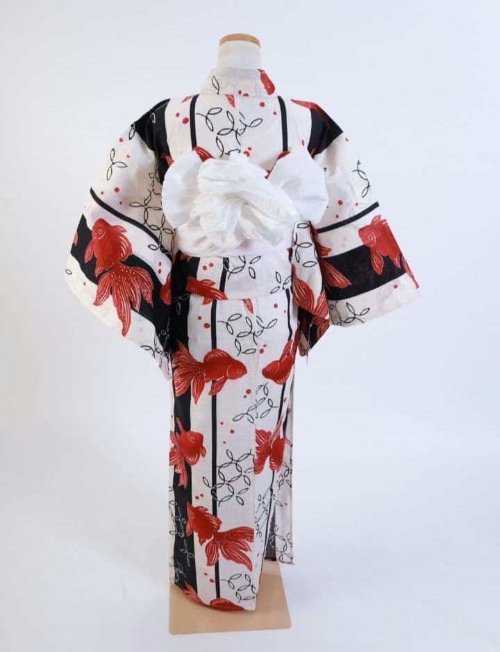 浴衣✿浴衣セット✿レディース浴衣✿しわ兵児帯✿兵児帯✿着物✿新品✿2点セット