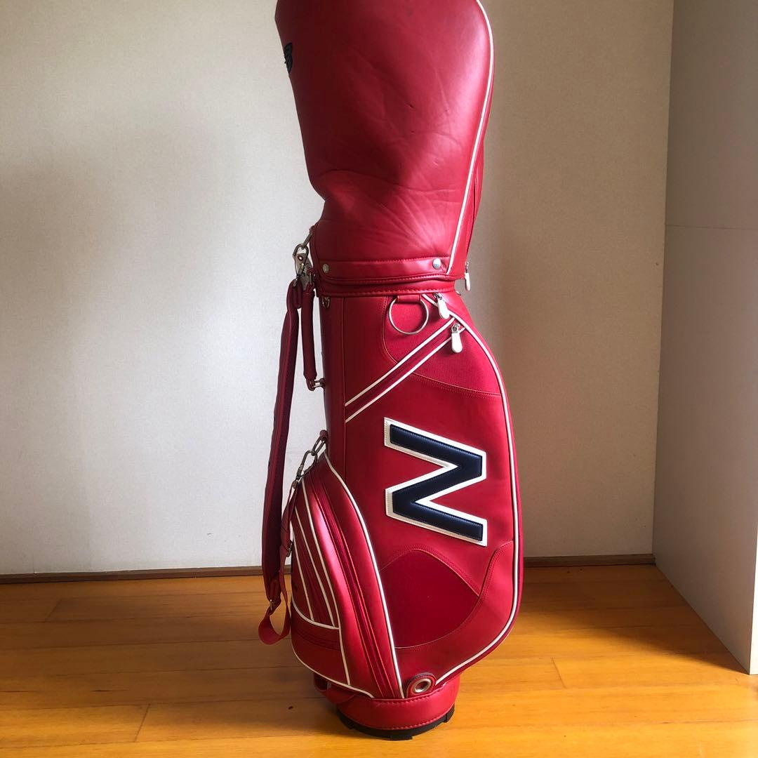 ニューバランス Newbalance キャディバック 赤 フード付き 3.5kg