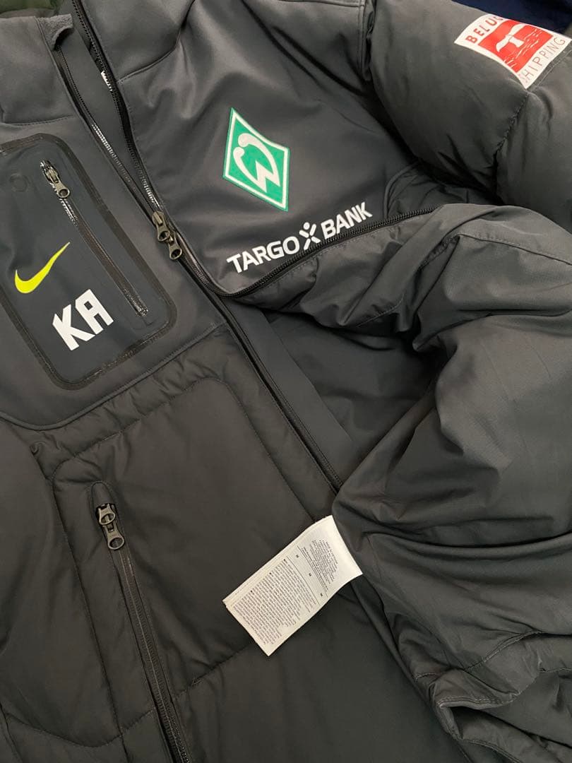 Nike Werder Bremen ベンチコート 支給品（無帽）