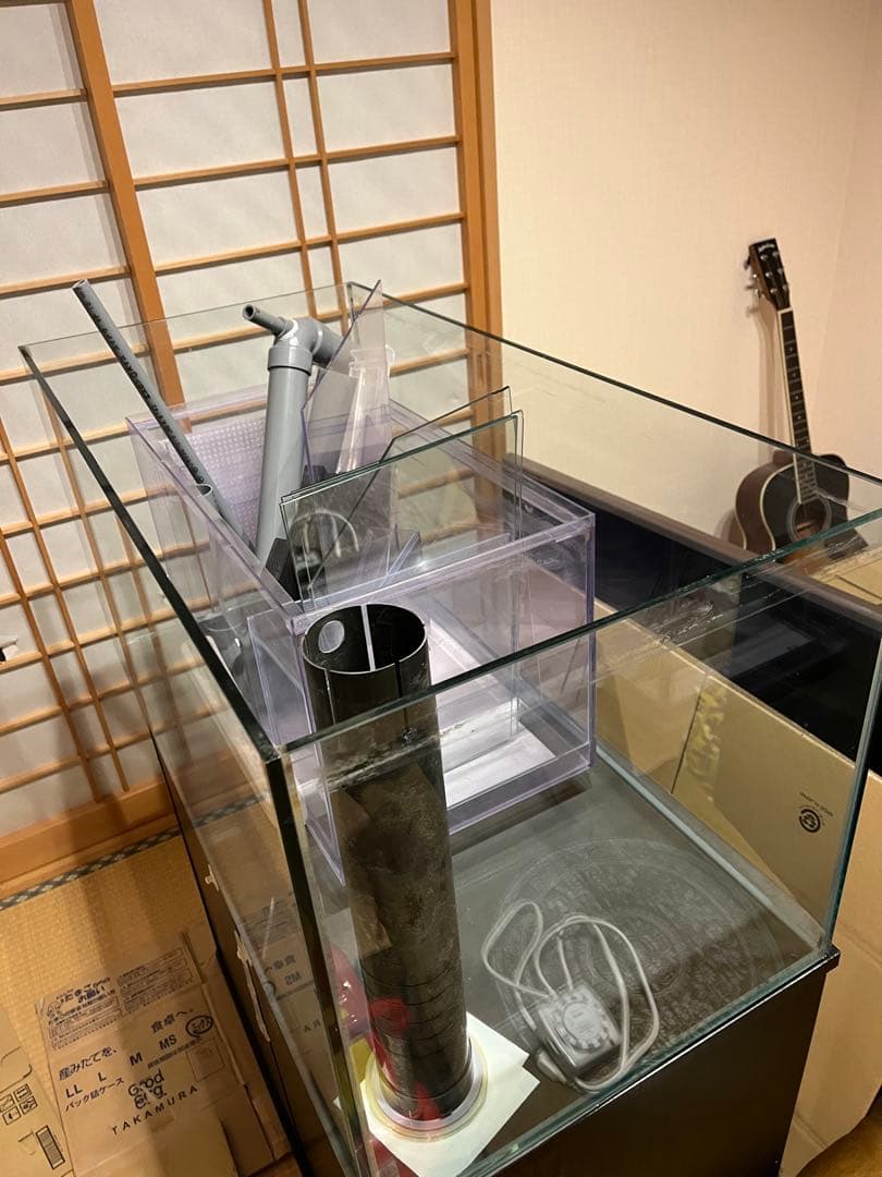 オーバーフロー水槽 900×450×450 引き取り限定　新潟