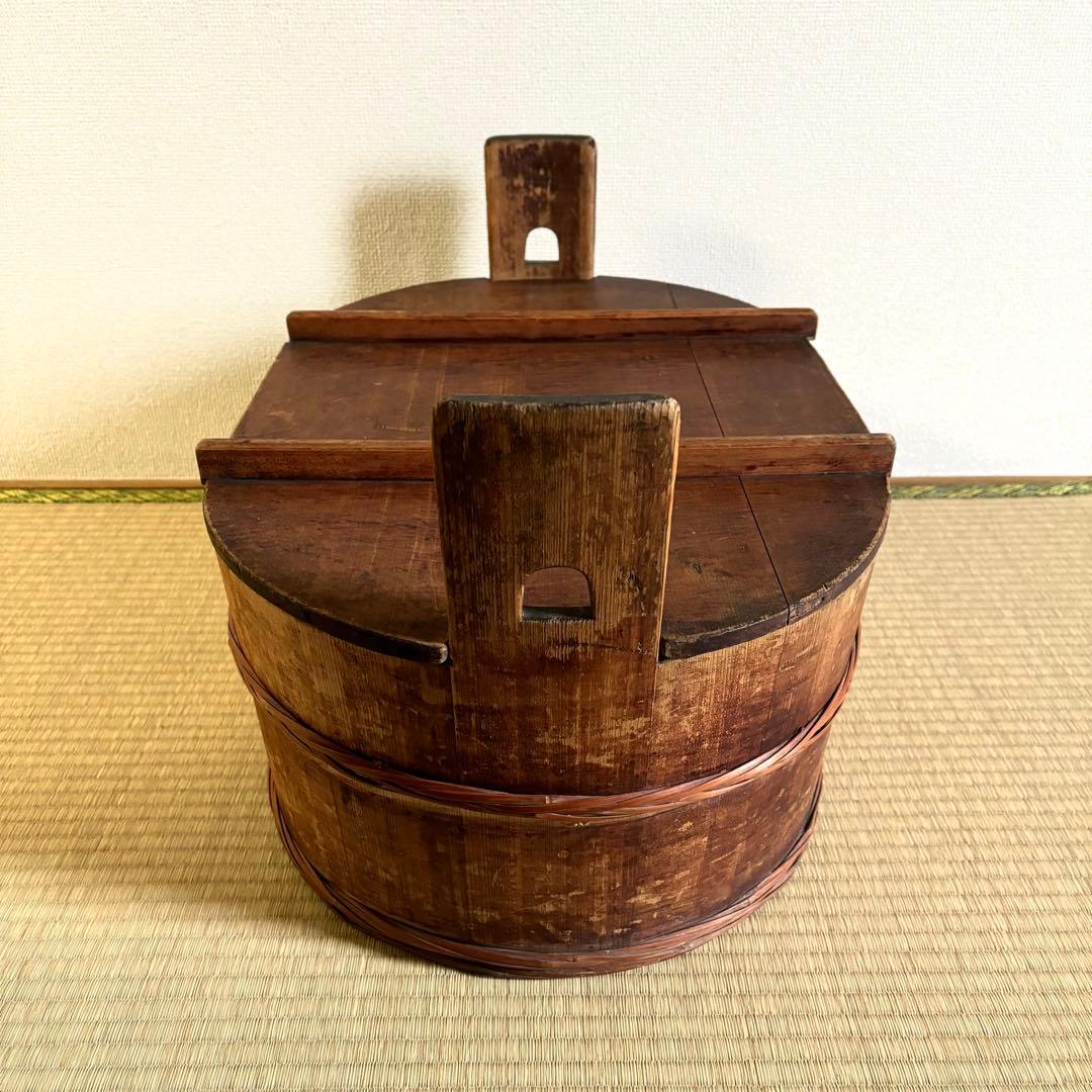 古手　桶　古民芸　古民藝　古民具　木工　骨董　古美術　時代　曲げわっぱ