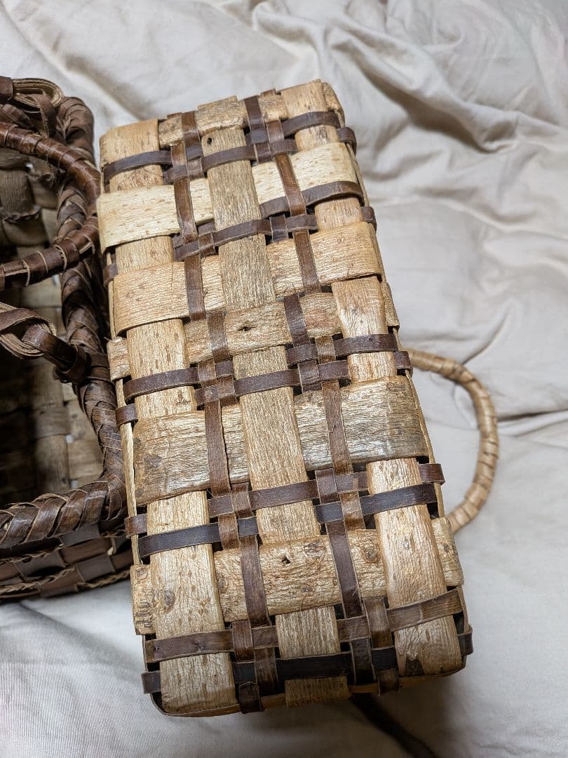 最終値下げ価格！新品　胡桃の籠バック