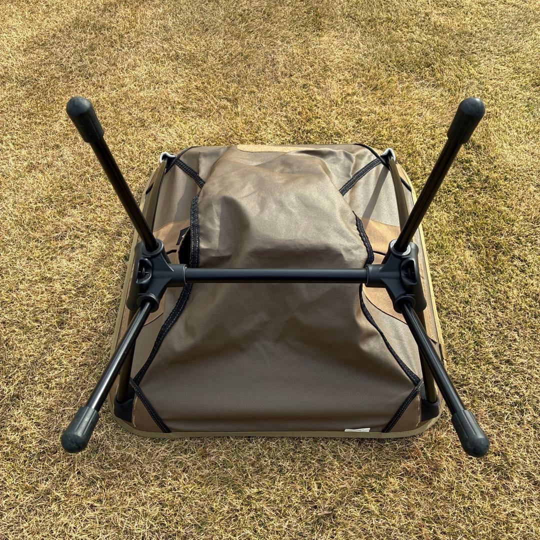【美品】【ロッキングフットセット】ヘリノックス タクティカルチェア コヨーテ