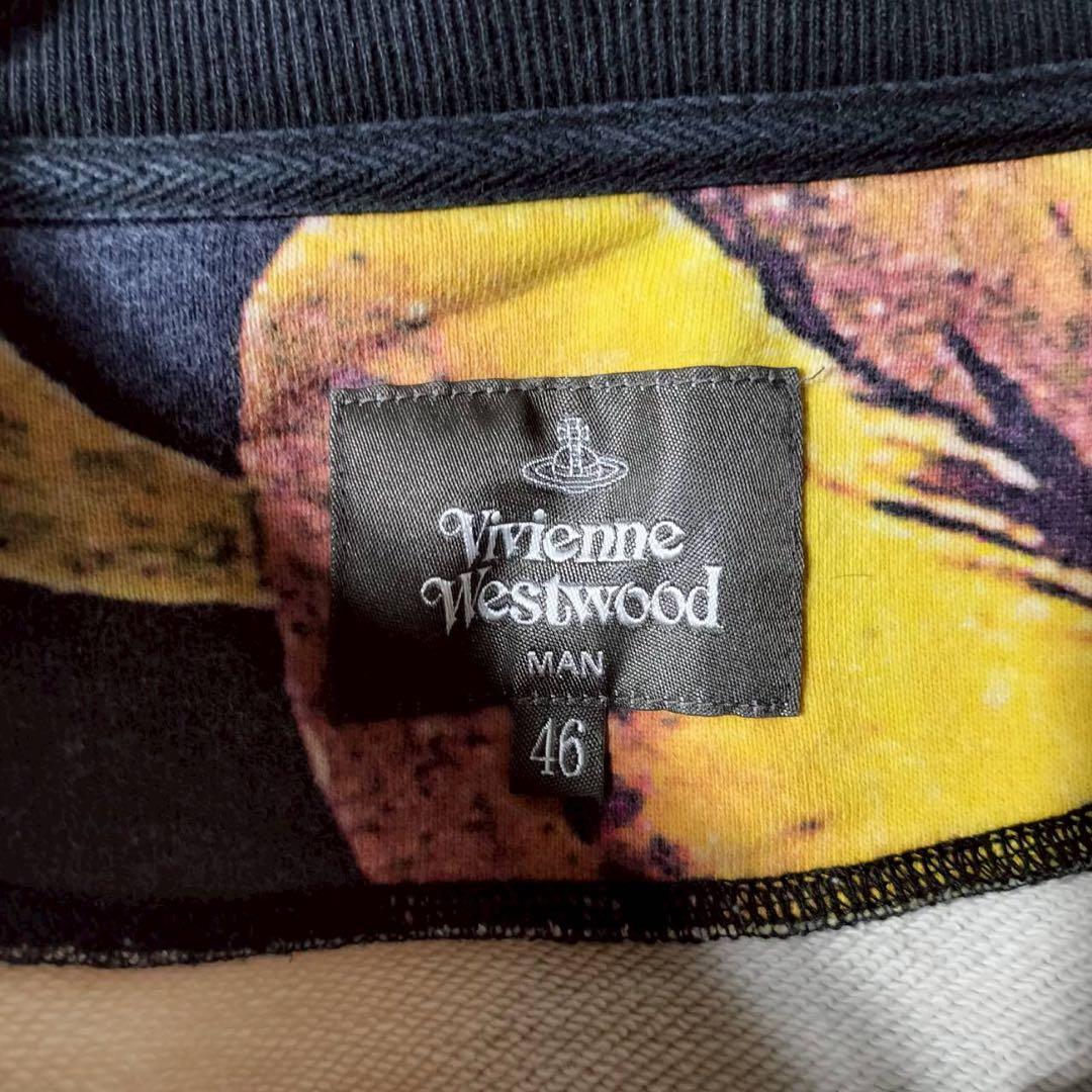 ヴィヴィアンウエストウッドマン スウェット トレーナー 刺繍オーブ 花柄