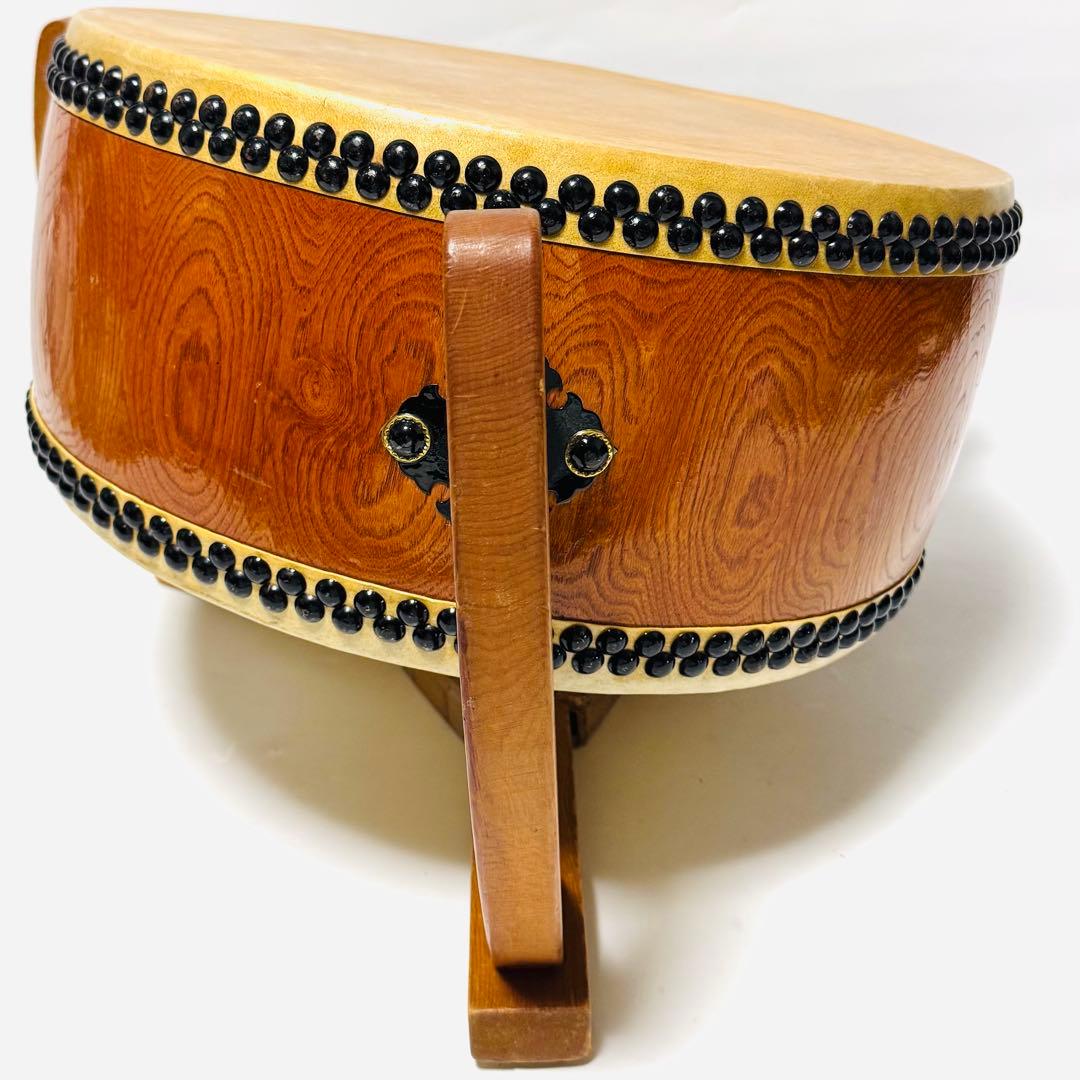 特別製 極上等 和太鼓 1尺5寸 平太鼓 欅胴 最高級モデル 美品 響き良好