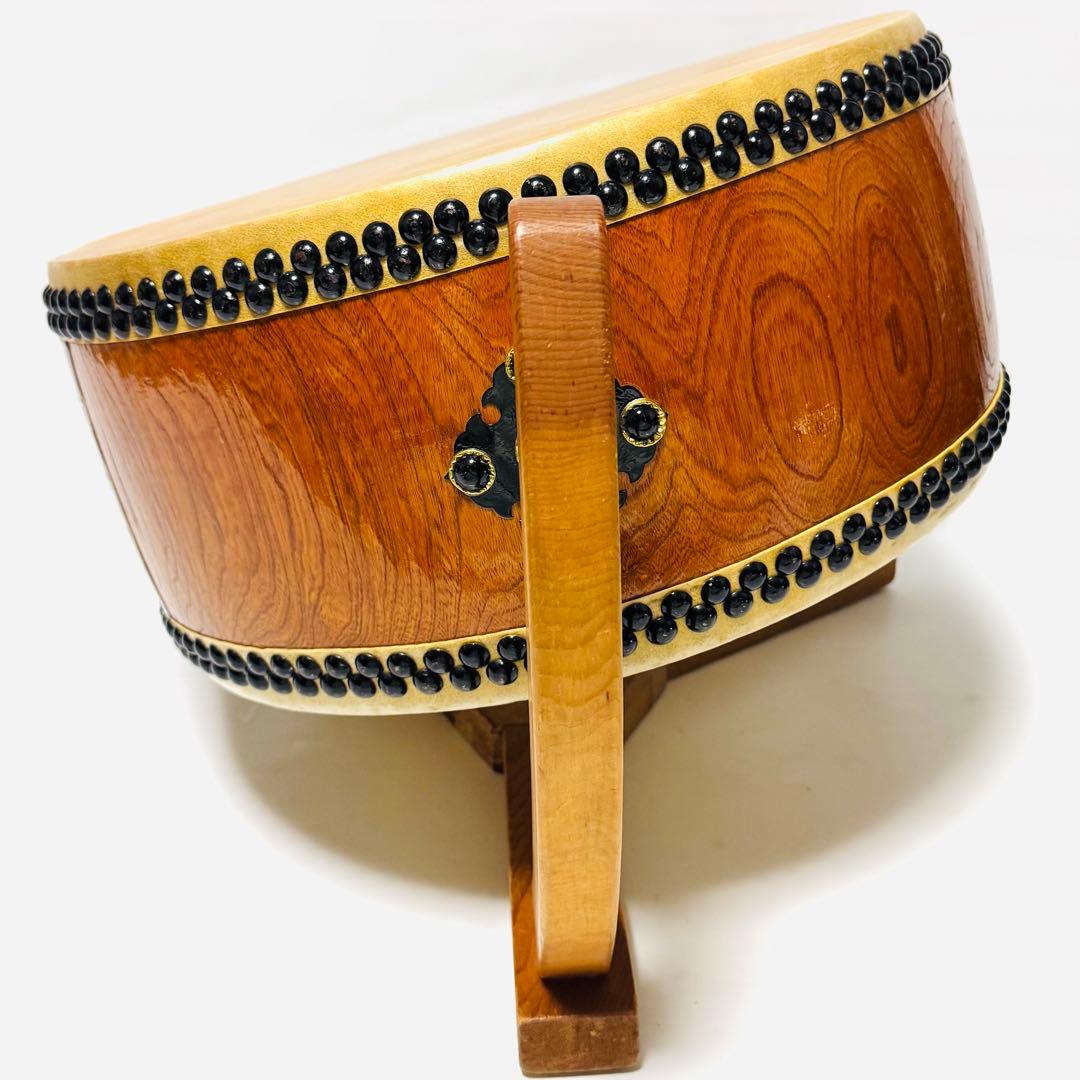 特別製 極上等 和太鼓 1尺5寸 平太鼓 欅胴 最高級モデル 美品 響き良好