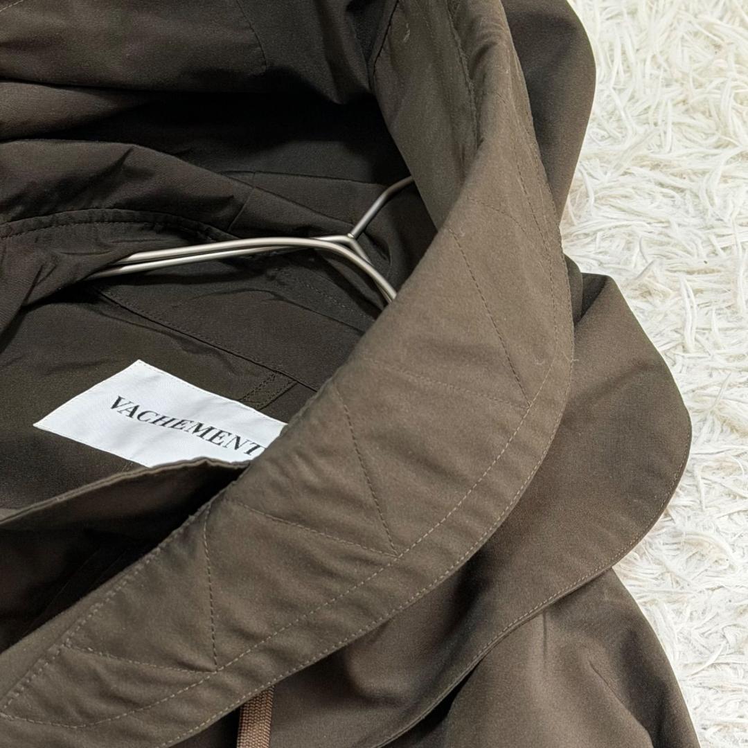 17056✨美品✨ヴァシュモン 撥水加工 ドローストリング モッズコート