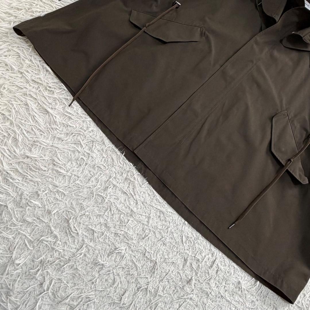 17056✨美品✨ヴァシュモン 撥水加工 ドローストリング モッズコート