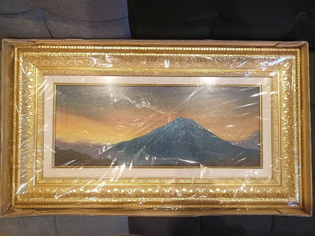 【週末限定お値引き】油彩画 / 青富士