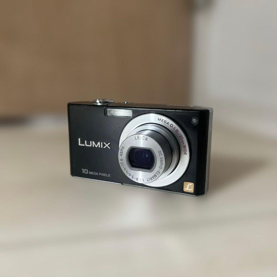 Panasonic LUMIX DMC-FX35デジカメ 黒 ケース 充電器付き