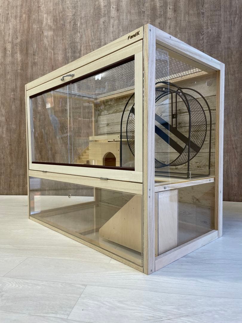 ガジェ太郎　ＦandＫ爬虫類木製ケージ　オーダー品