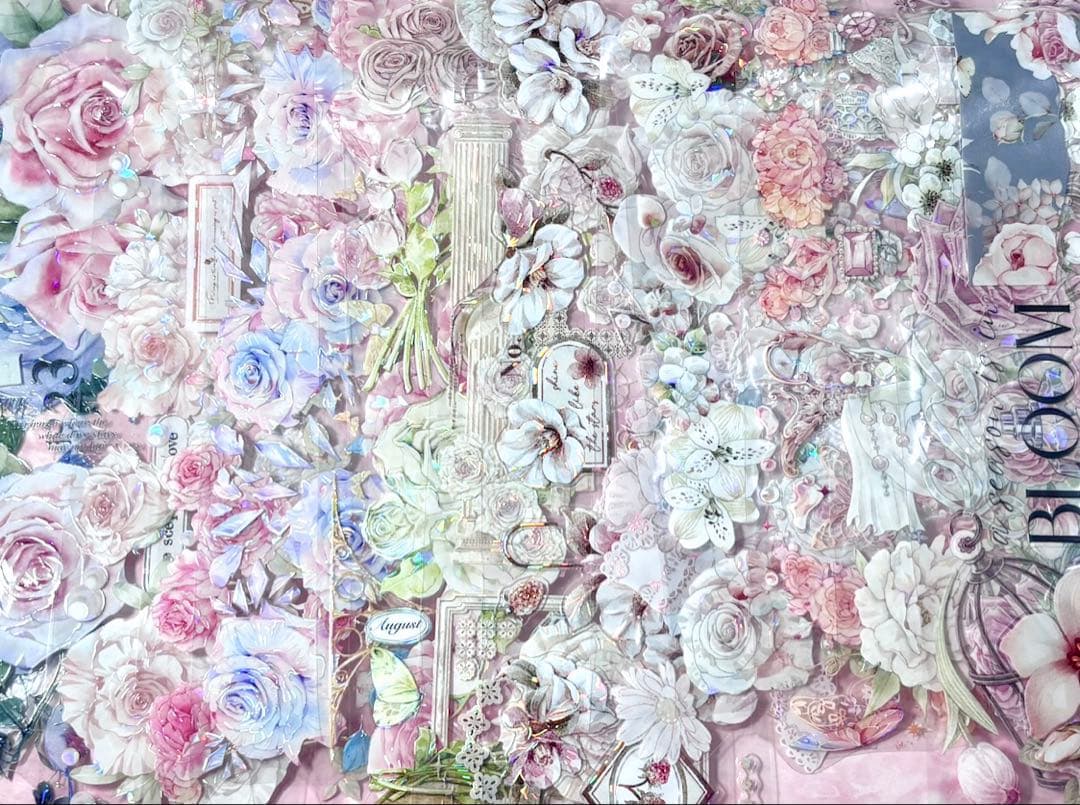 50枚セット 海外PETマステ切り売りセット お花 50-イ-L