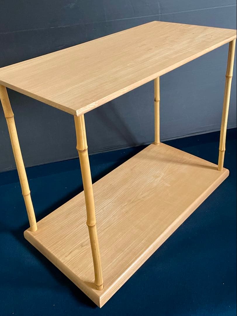 【良品】「祖」 竹台子 行台子 大棚 組立式 紙箱 茶道具 (27F③)