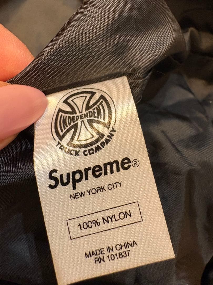 Supreme x Independent ナイロンアノラックジャケット