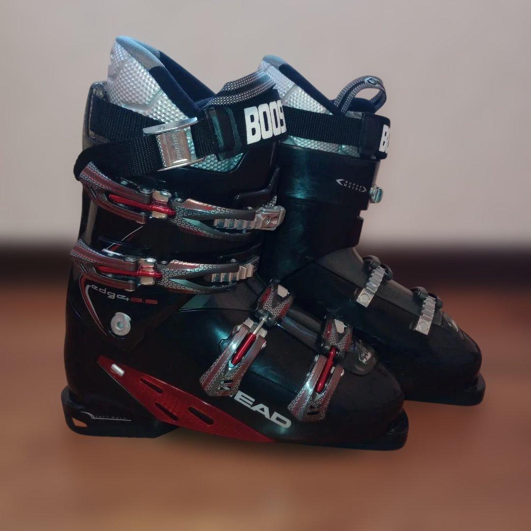 中古スキー靴　HEAD edge8.5 28cm 社外ブースターストラップ付