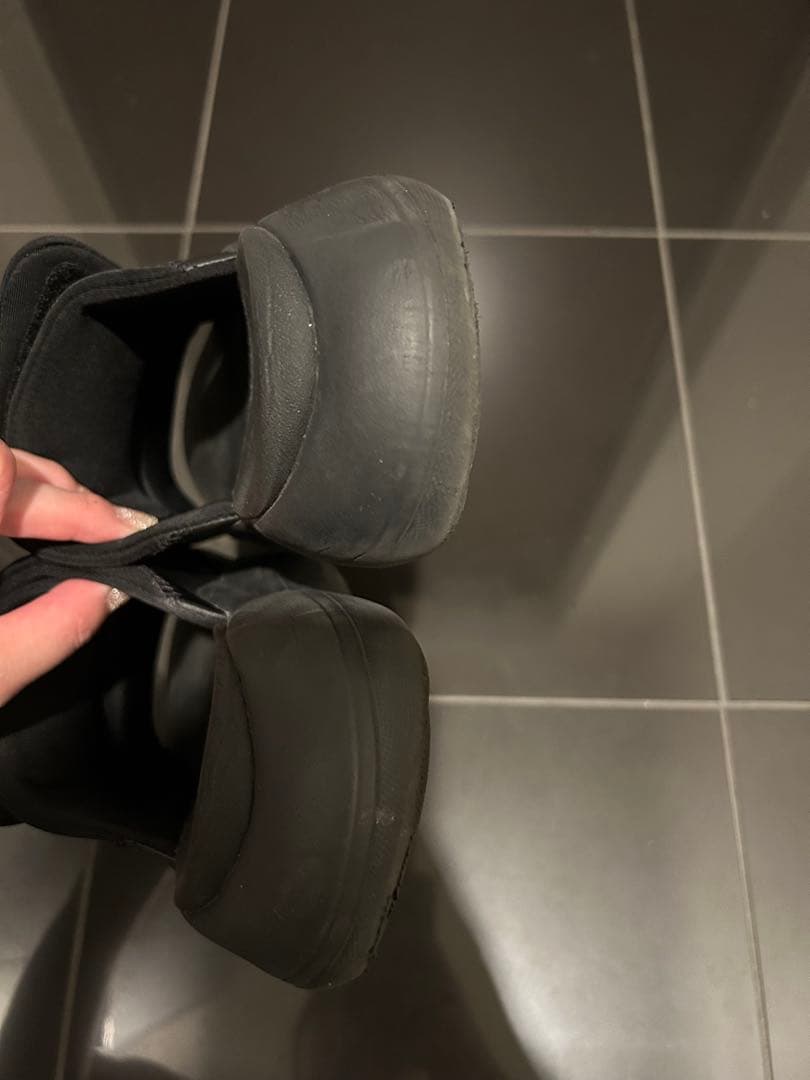 ugg 厚底サンダル　ブラック　38 24