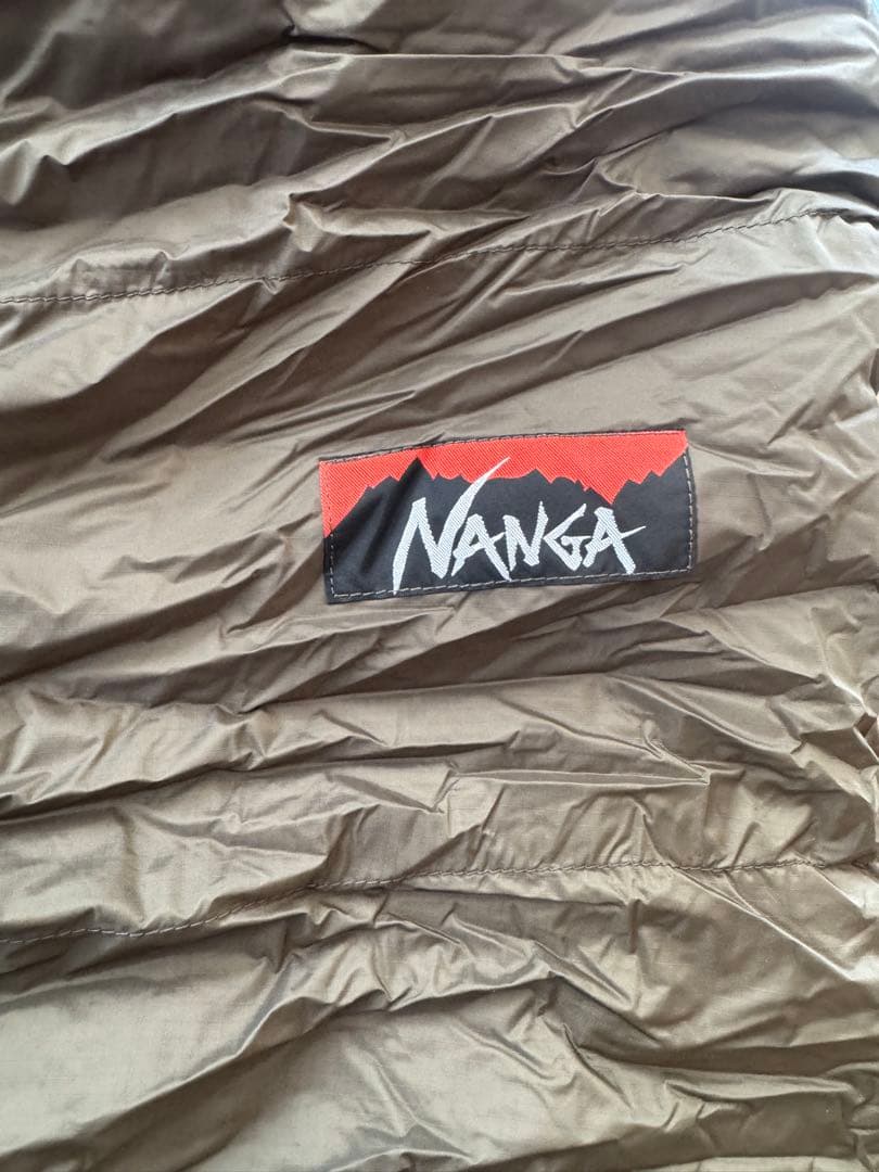 NANGA 寝袋 日本製 ダークグレー/ブラック