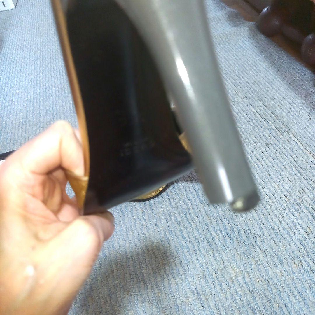 GUCCI ゴールド ハイヒールサンダル