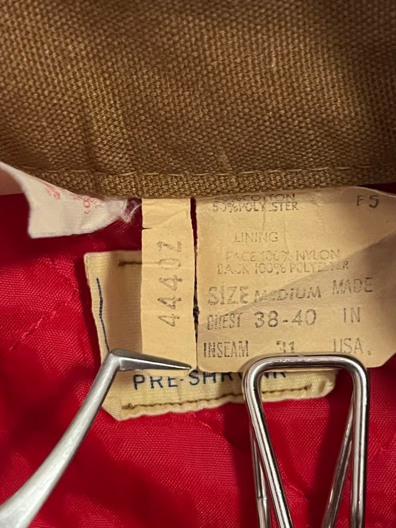 60's wrangler 斜めBLUE BELLダック裏地付きオールインワンM