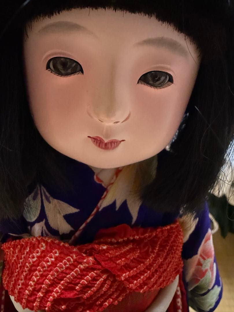 市松人形　昭和初期　（ガラスケースは含みません）