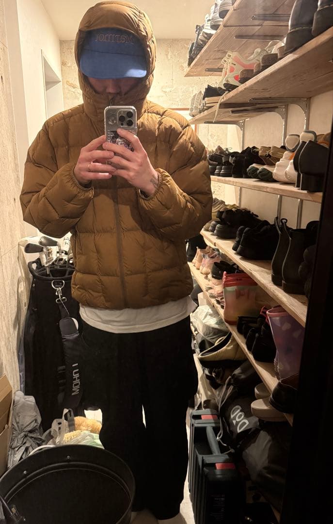 mont-bell モンベルネージュダウンパーカ　ブラウン　L-R