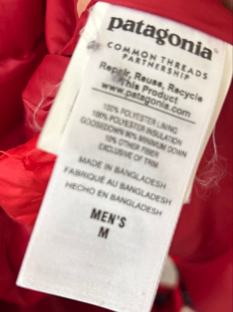 パタゴニア　フード付きダウンジャケット