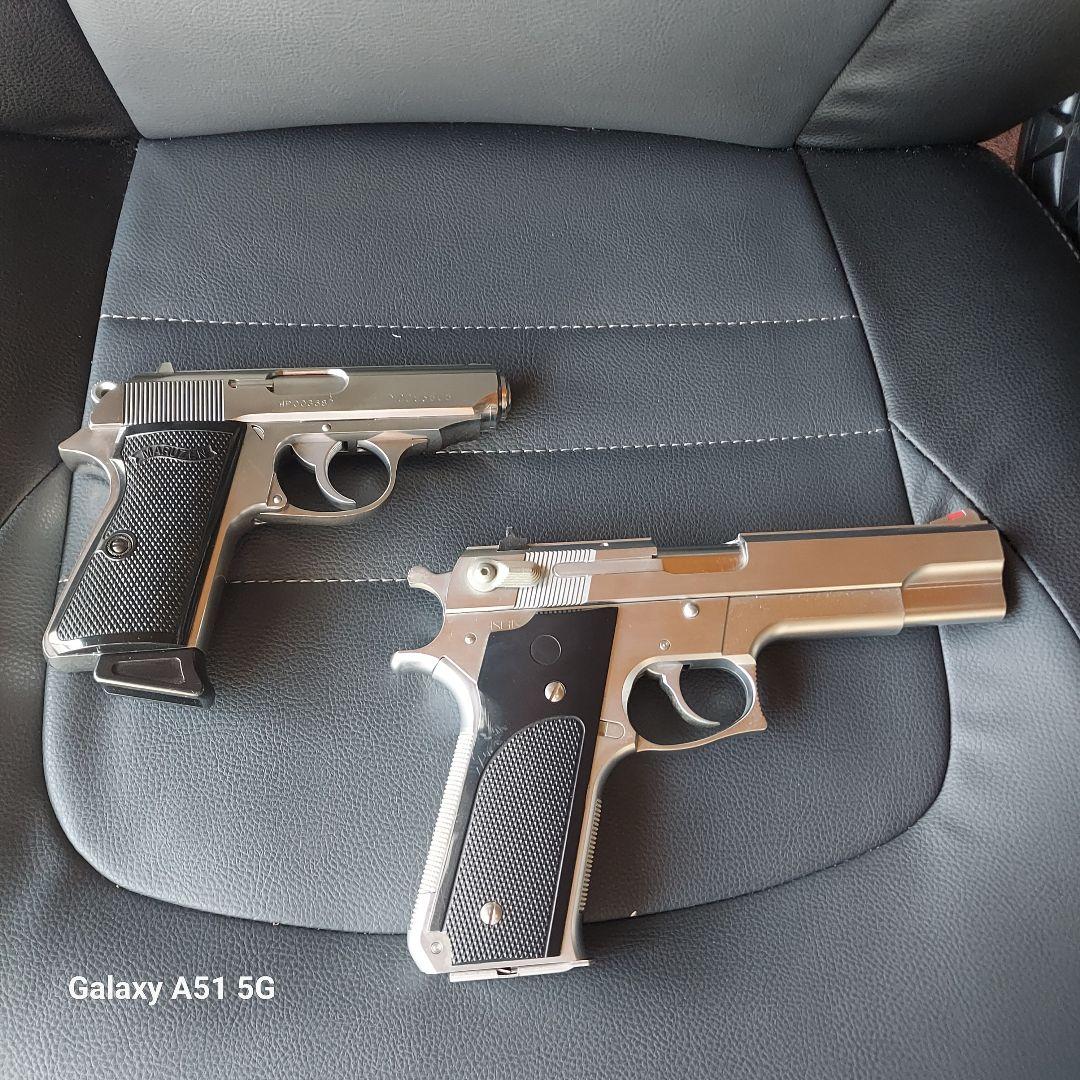 MGC製 M645 ★ マルゼン　ワルサー　PPKシルバー　ガスガン　セット