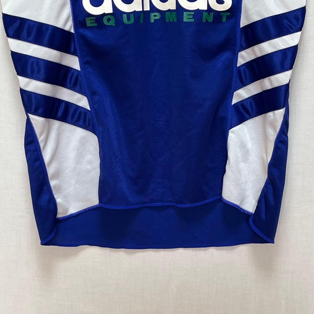 90s 【adidas】 デサント製 陸上 ランニング セットアップ 上下