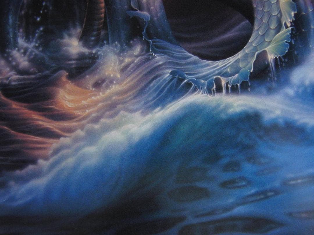 カーク・レイナート、【カプリコーン】、希少な額装用画集より、新品額装付、状態良好