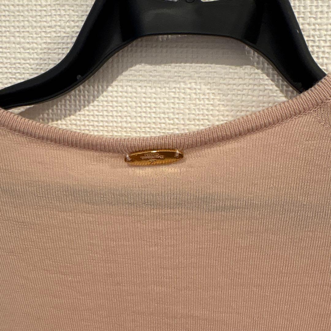 ドゥーズィエムクラス FF grace クルーネックカーディガン ピンク❣️