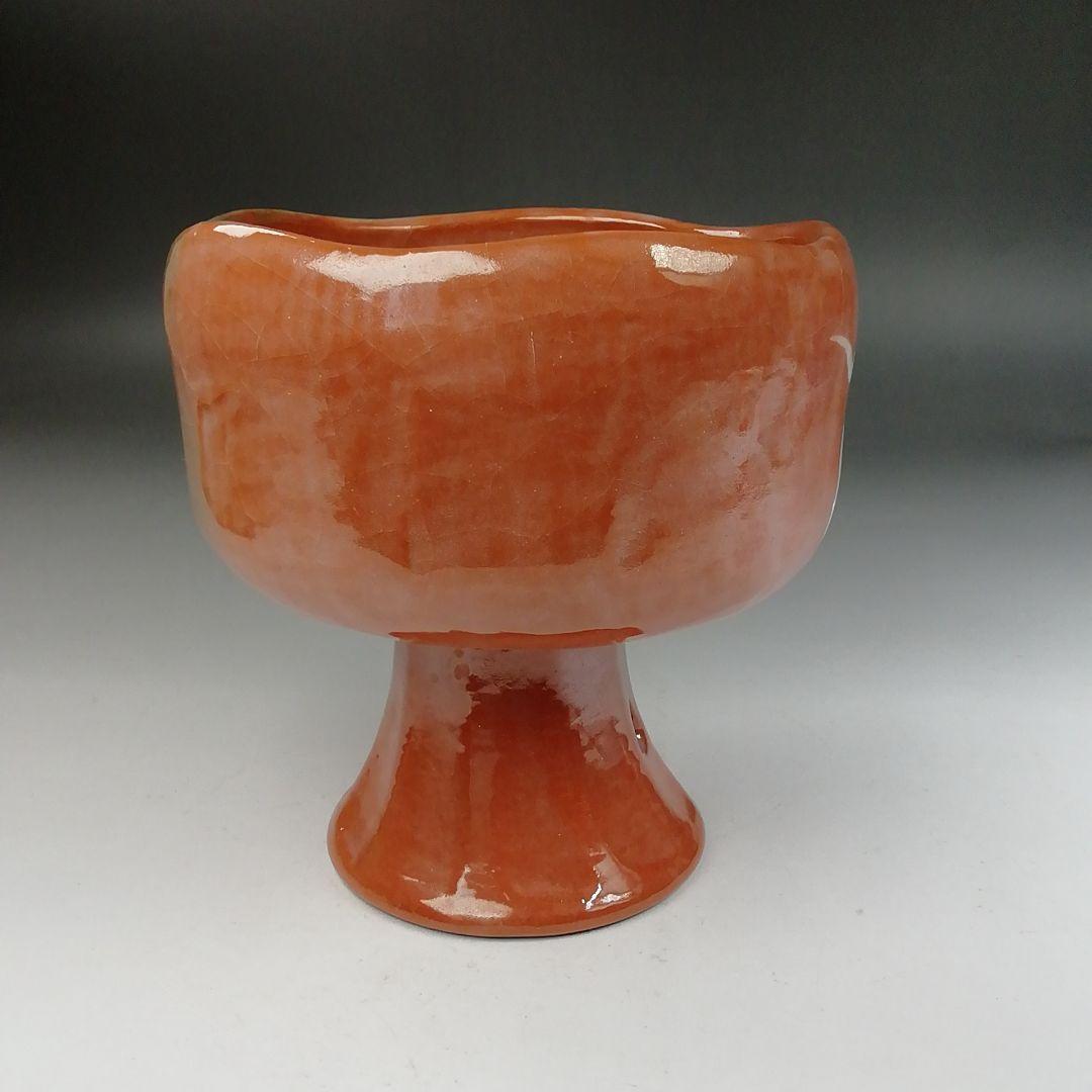 Ｗ２２８　『八坂焼』『馬上盃　茶碗』　共箱　抹茶碗　茶道具