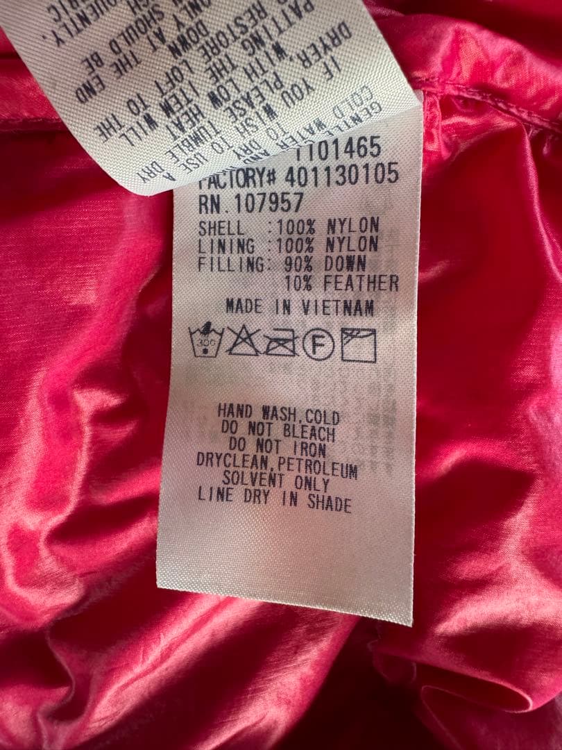 mont-bell フード付きダウンジャケット L ピンク