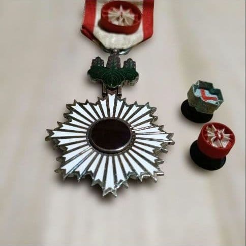 勲四等旭日小綬章・勲章