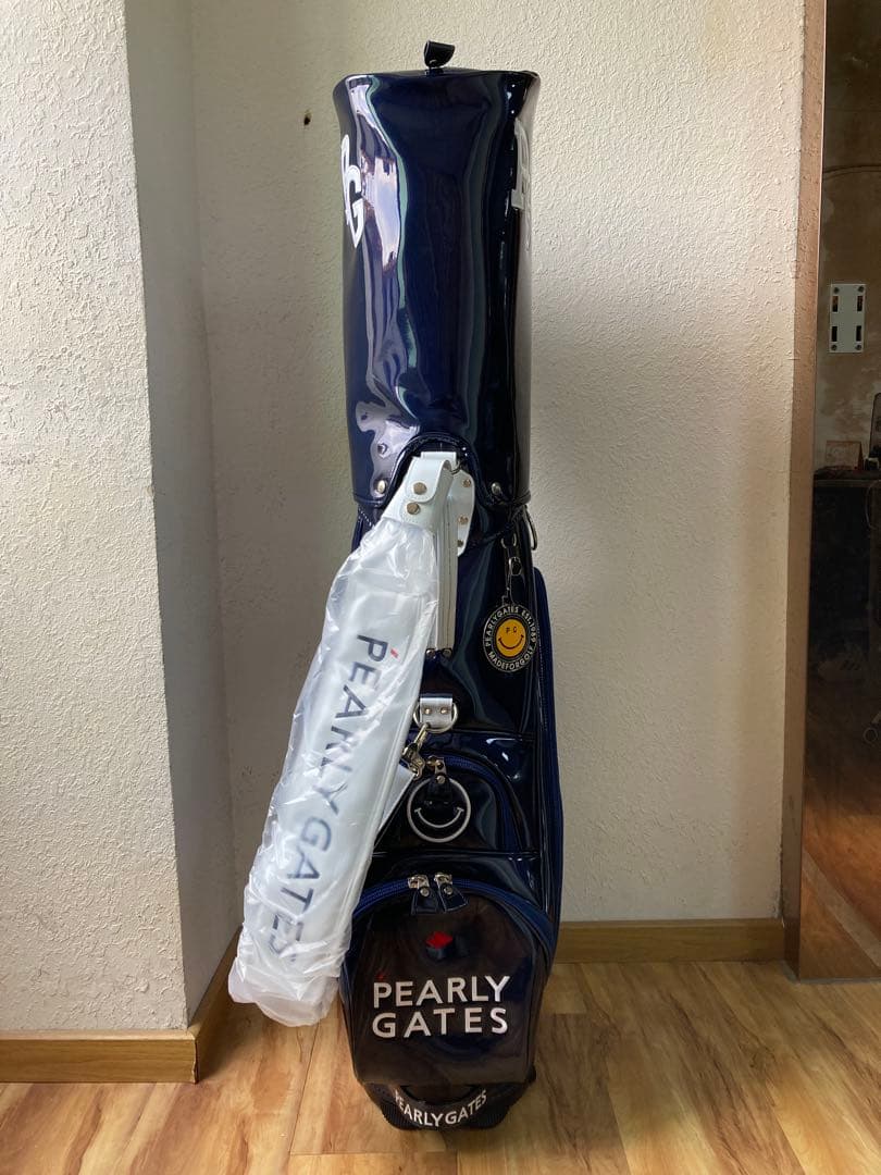 PEARLY GATES キャディバッグ ネイビー ゴルフバッグ
