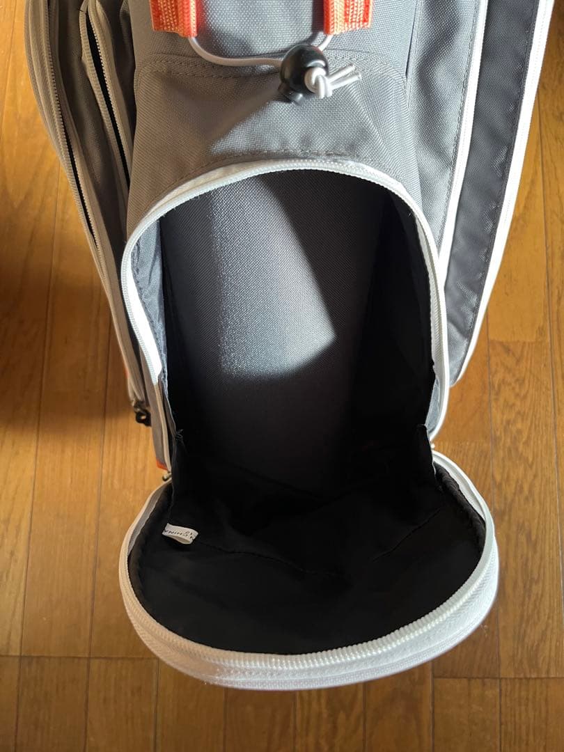 Rough & Swell キャディバッグ グレー・オレンジ