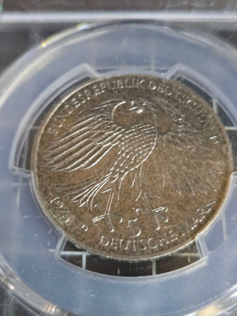 1976年 ドイツ 5マルク PCGS MS63 銀貨 SV625