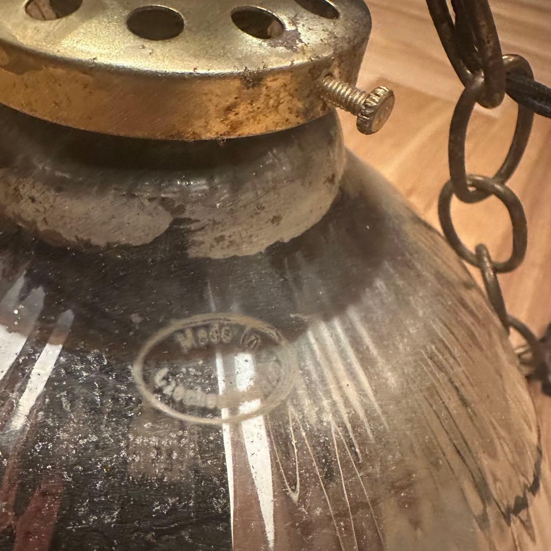 専用ビンテージ マーキュリーグラスシェード　ペンダントライト