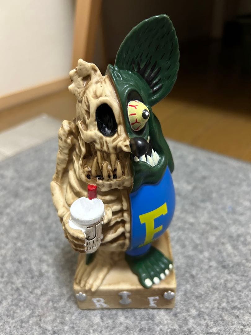 ⭐️[希少カラー]新品未使用‼️ラットフィンクボビングヘッドフィギュア骸骨モデル