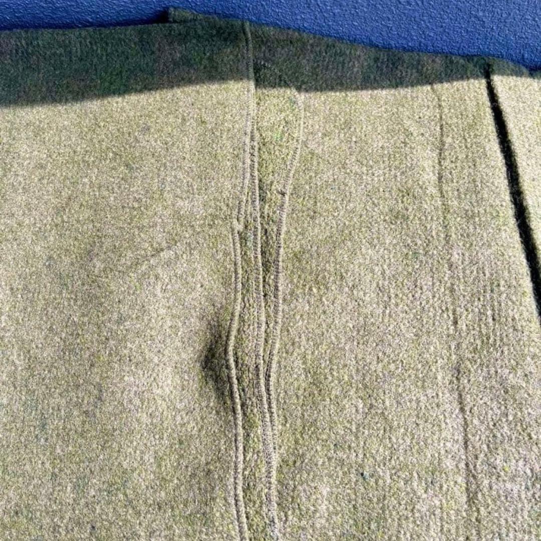 【米軍放出品】未使用 US ROTHCO ウールブランケット 157×203cm