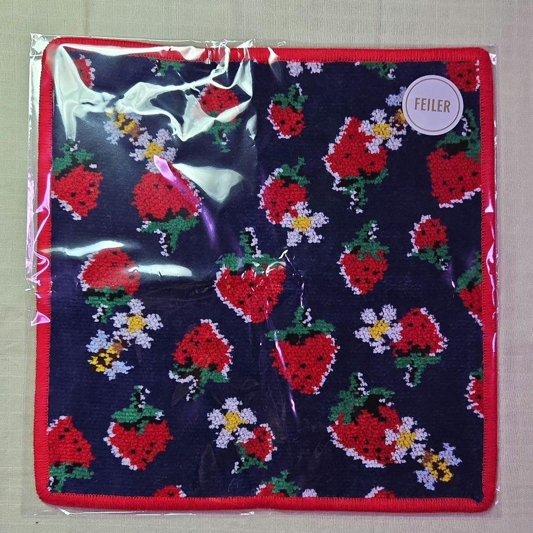 ☘️特価❗フェイラー　ミュベール　ストロベリー　ハンカチ　3色セット　未開封☘️