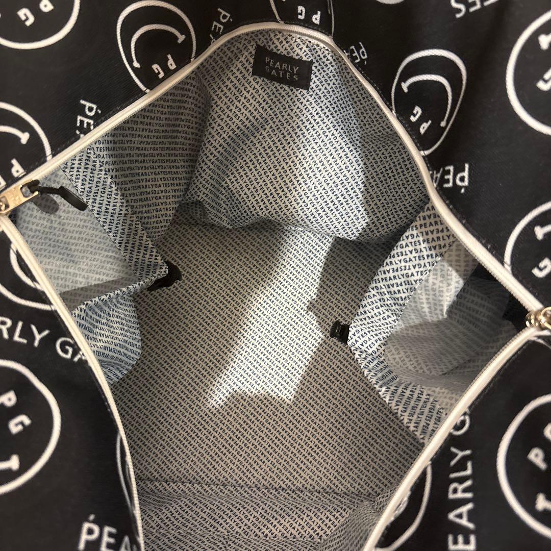 美品‼️PEARLY GATES スマイル柄 ロッカートートバッグ 大容量！！