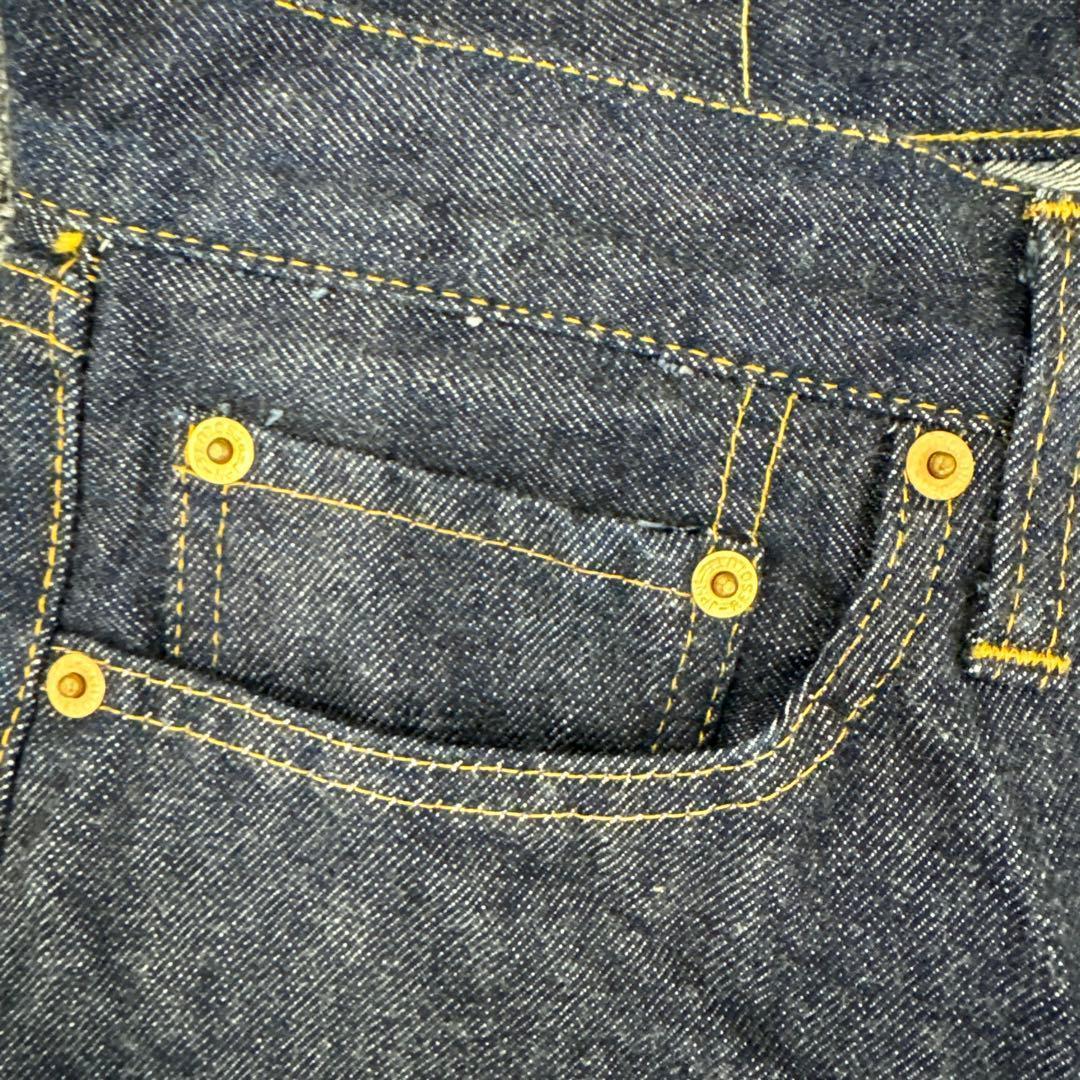 未使用RESOLUTE 710 W28 L30 ワンウォッシュ 濃紺 66モデル