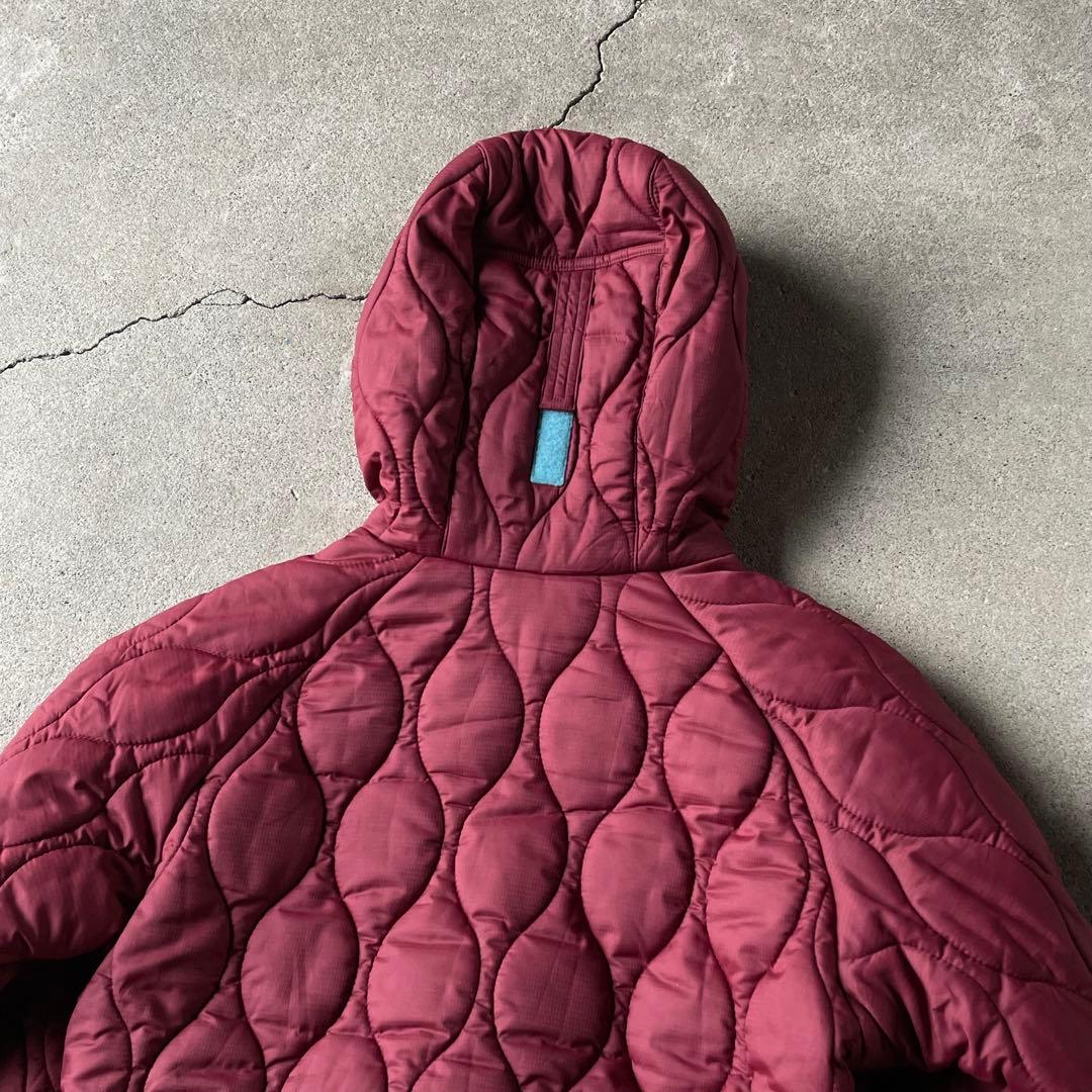 ジャケット・アウター Columbia hooded puffer jacket wine red