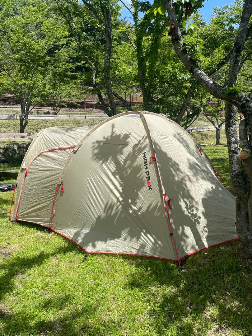 HIGHPEAK アモラ5 ドーム型テント 4~5人用 ベージュ