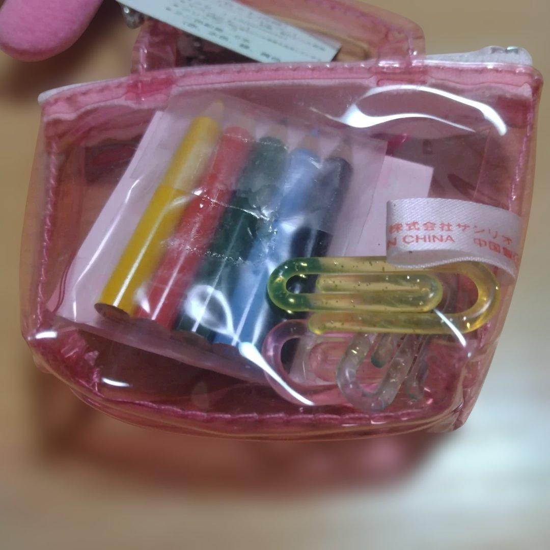 マイメロディ ミニバッグ＆マスコットキーホルダーセット。　　レア