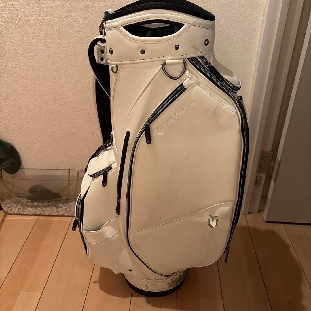 Vessel ゴルフバッグ・LUX CART 9型 ホワイト