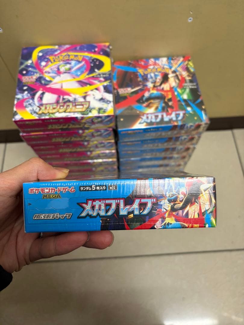 ポケモンカード　メガブレイブ　メガシンフォニア　各8BOX シュリンク付き