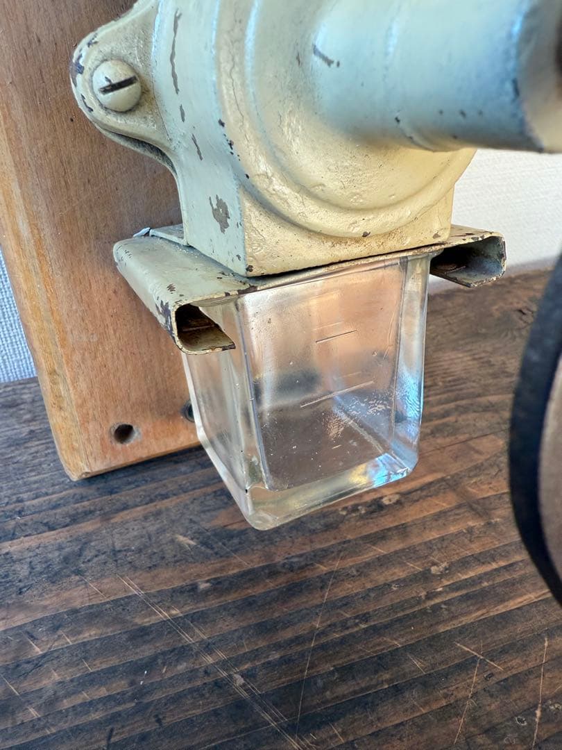 アールデコ コーヒーミル　壁掛け　古道具　外国製